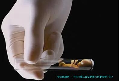 子宫内膜三线征是表示快要排卵了吗？