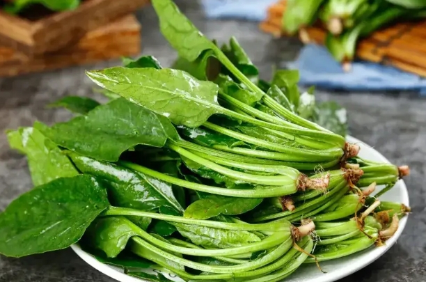 菠菜有助于防治缺铁性贫血