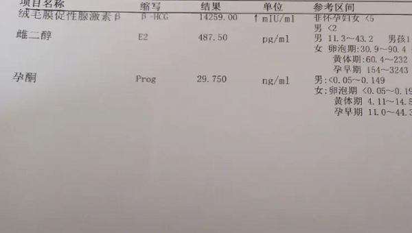 妊娠初期孕酮是6.5-32.2ng/ml