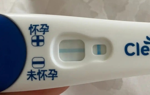 可丽蓝十字验孕棒两个框分别显示一横一竖是怀孕了吗？