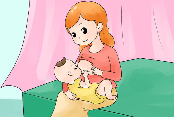 找准姿势后再把乳头放进宝宝嘴里