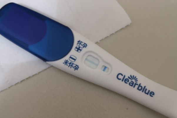 有可丽蓝验孕棒两个格子一横一竖的图解吗？