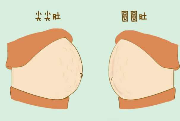 怀孕4个月怀男孩的肚型图是怎样的？