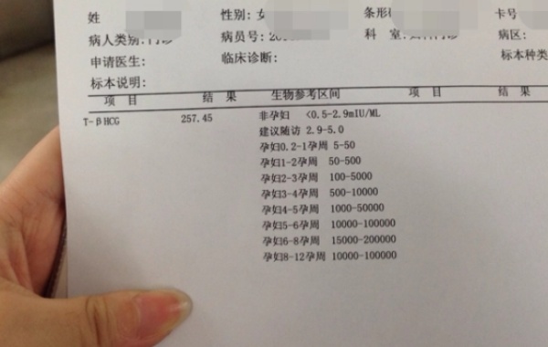 hcg的数值会随着妊娠天数的增加而增加