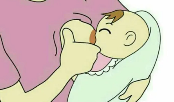 求分享防止呛奶的剪刀手参考图片?