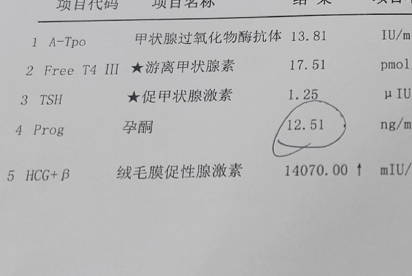 怀孕初期血检报告中孕酮只有9.8有保胎成功的希望吗？