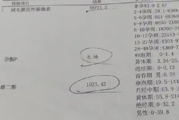 孕酮1一6周参考值对照表，准妈妈必看的黄体酮指南