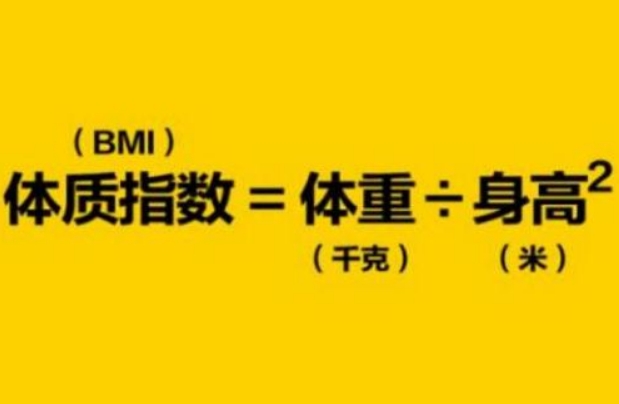 肥胖指数bmi的计算公式